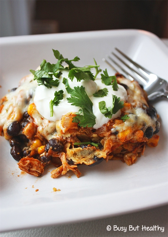 Chicken And Black Beans Casserole
 Chicken and Black Bean Mexican Casserole – Busy But Healthy