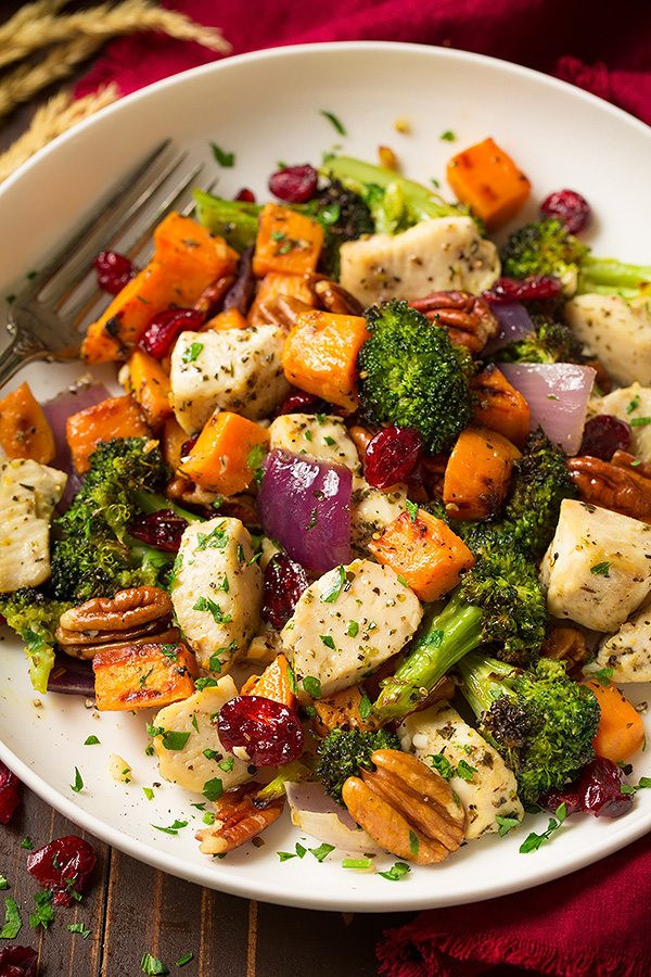 Chicken And Broccoli Recipes
 Chicken Broccoli and Sweet Potato Sheet Pan Dinner