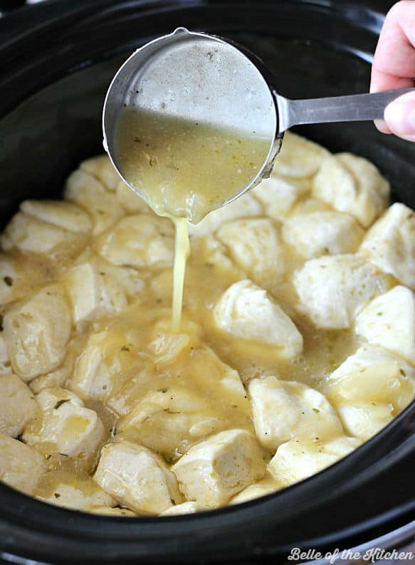 Chicken And Dumplings Using Biscuits
 Slow Cooker Chicken and Dumplings Super Easy  Belle of