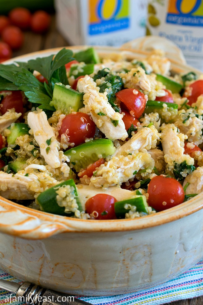Chicken And Quinoa Recipe
 Quinoa Chicken and Ve able Salad A Family Feast