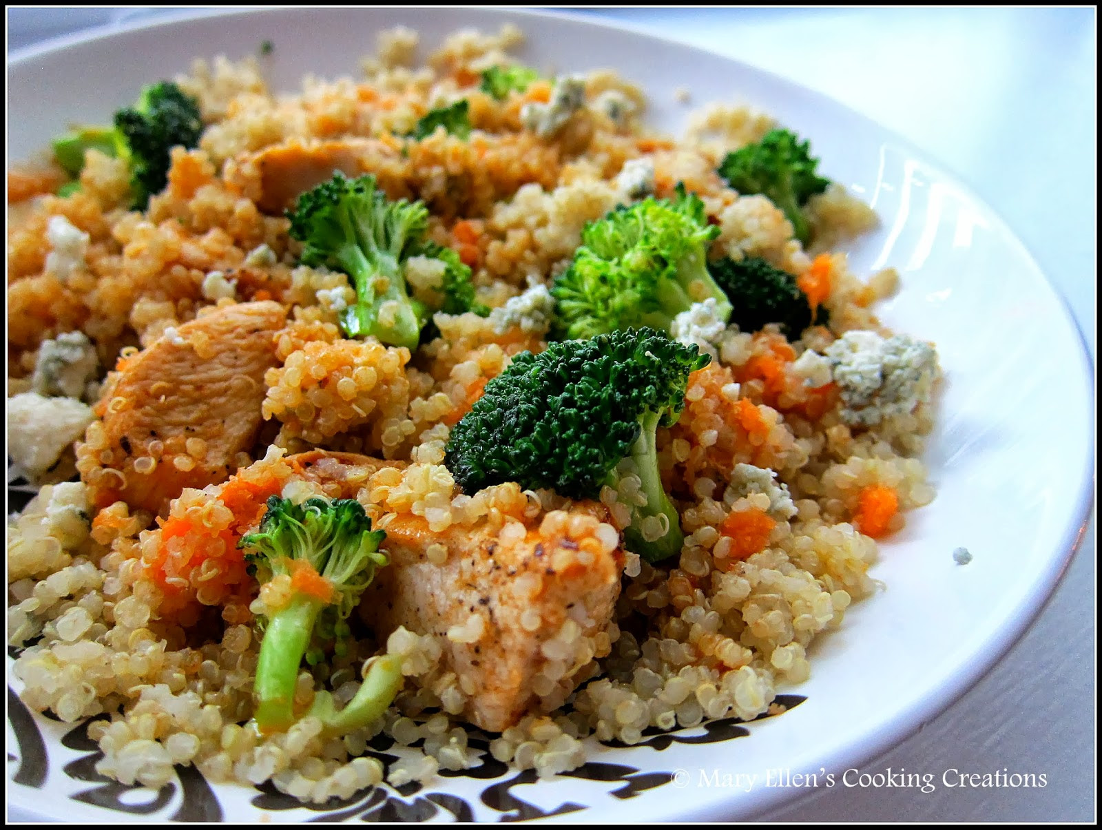 Chicken And Quinoa Recipe
 Mary Ellen s Cooking Creations Buffalo Chicken Quinoa Salad