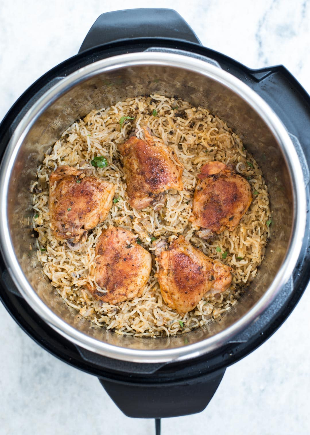 Chicken And Rice Instant Pot Recipes
 INSTANT POT GARLIC HERB CHICKEN AND RICE
