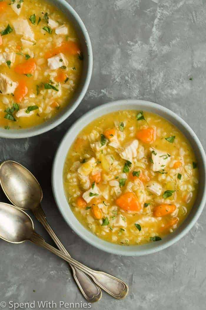 Chicken And Rice Soup Recipe
 Chicken Rice Soup Loaded with Veggies & Rice Spend