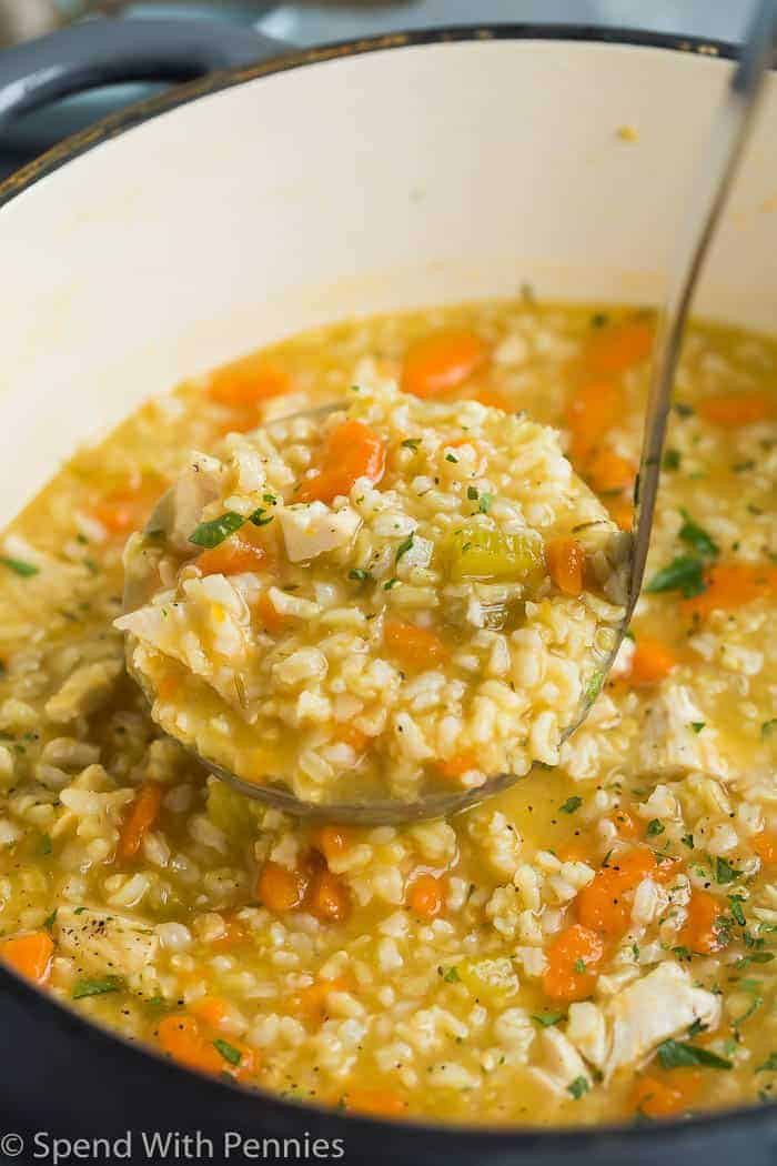 Chicken And Rice Soup Recipe
 Chicken Rice Soup Loaded with Veggies & Rice Spend