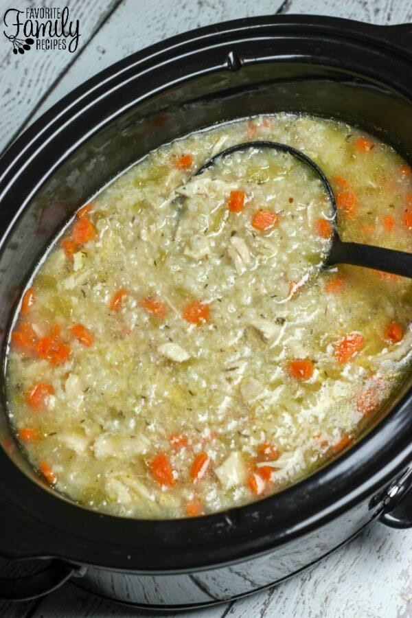 Chicken And Rice Soup Recipe
 Slow Cooker Chicken and Rice Soup