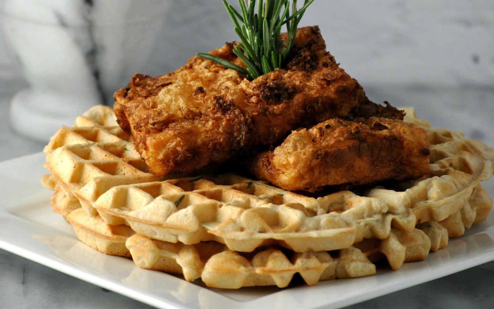Chicken And Waffles
 Chicken and Waffles [Vegan]