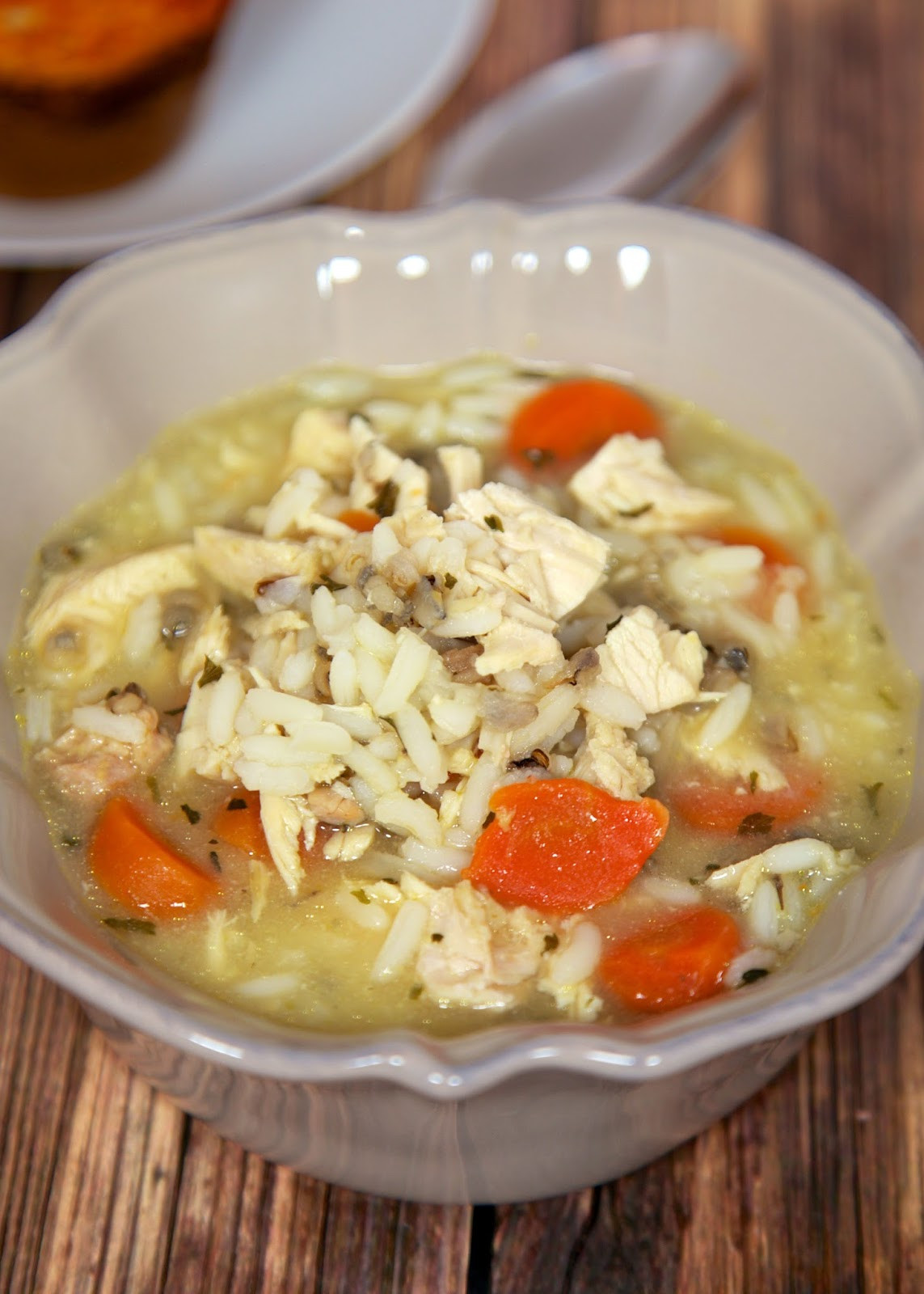 Chicken And Wild Rice Soup
 Slow Cooker Chicken and Wild Rice Soup