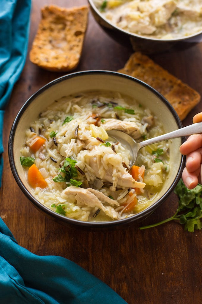 Chicken And Wild Rice Soup
 Instant Pot Chicken and Wild Rice Soup A Saucy Kitchen