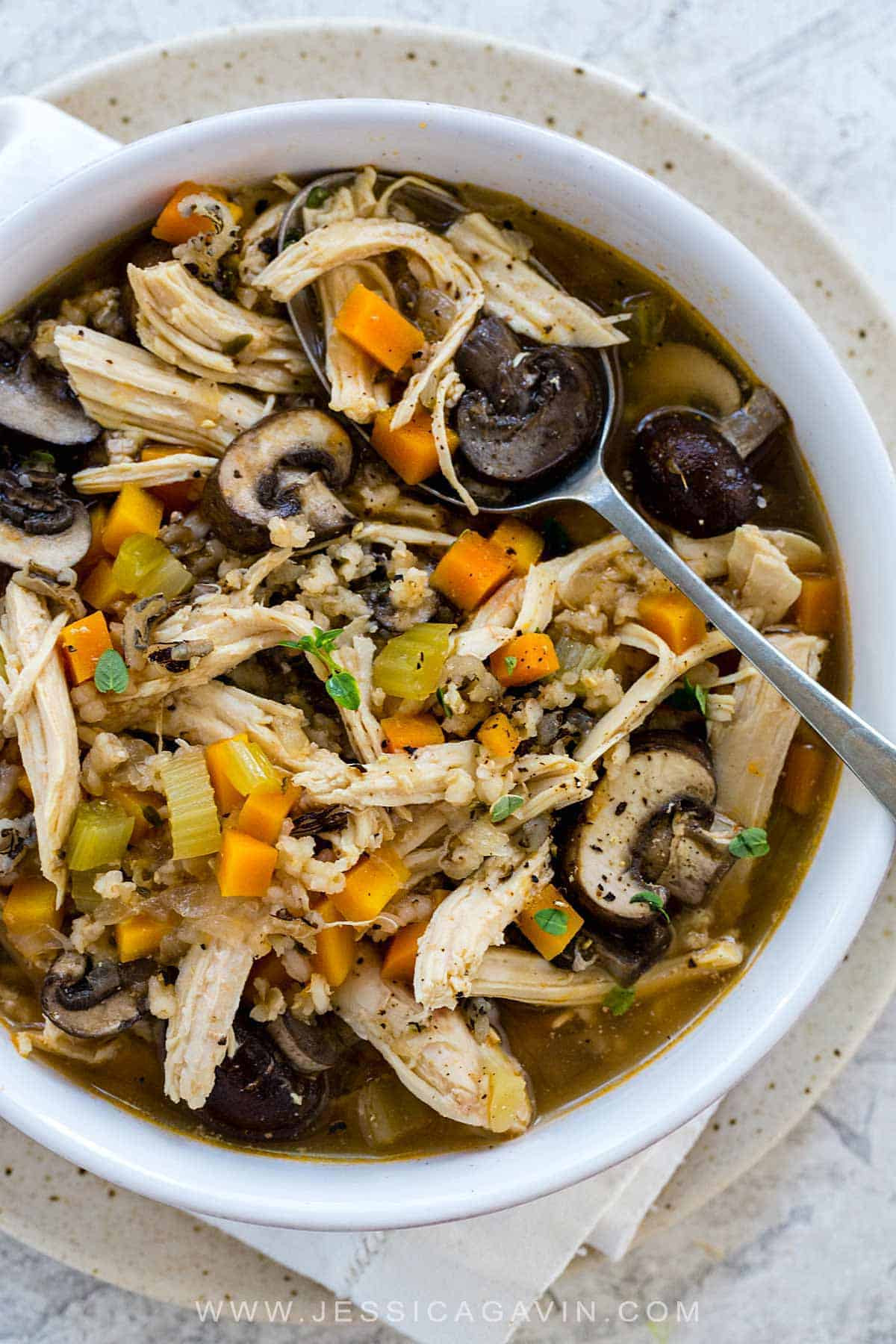 Chicken And Wild Rice Soup Recipe
 Slow Cooker Chicken and Wild Rice Soup Jessica Gavin