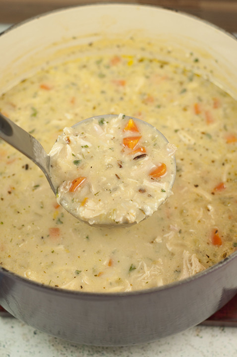 Chicken And Wild Rice Soup Recipe
 Copycat Panera Chicken & Wild Rice Soup