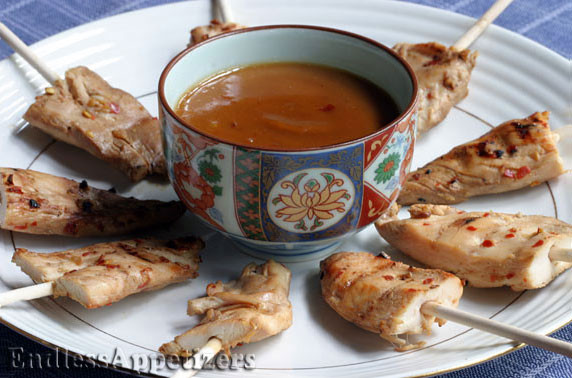 Chicken Breast Appetizers
 Chicken Satay with Peanut Sauce Recipe with Picture