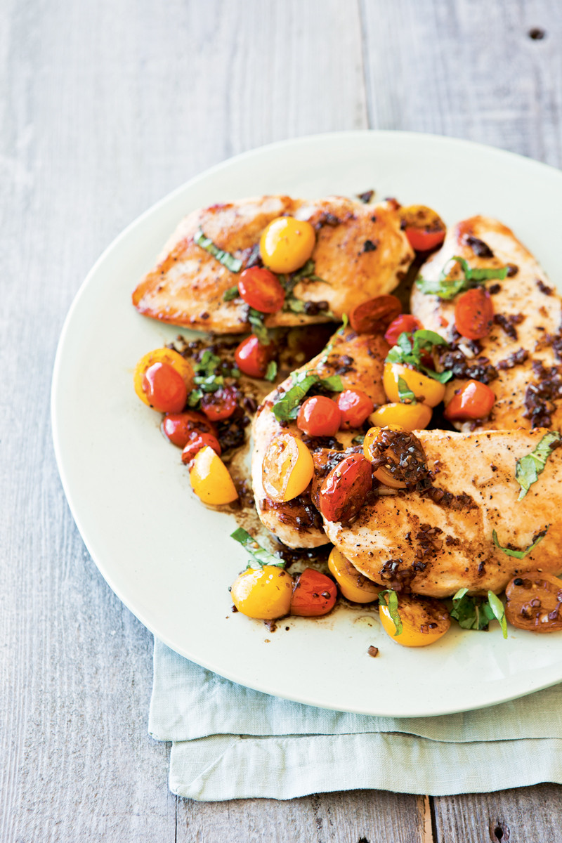 Chicken Breast For Salad
 Sauteed Chicken Breasts with Warm Tomato Salad