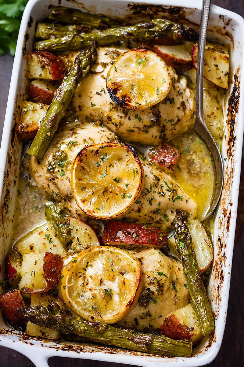 Chicken Breast Tenders Recipes
 Baked Chicken Breasts with Lemon & Veggies — Eatwell101