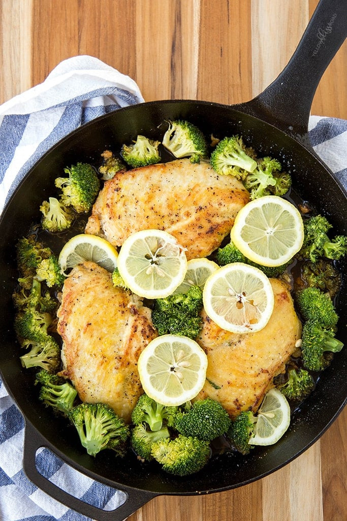 Chicken Broccoli Recipes
 Lemon Chicken and Broccoli Skillet