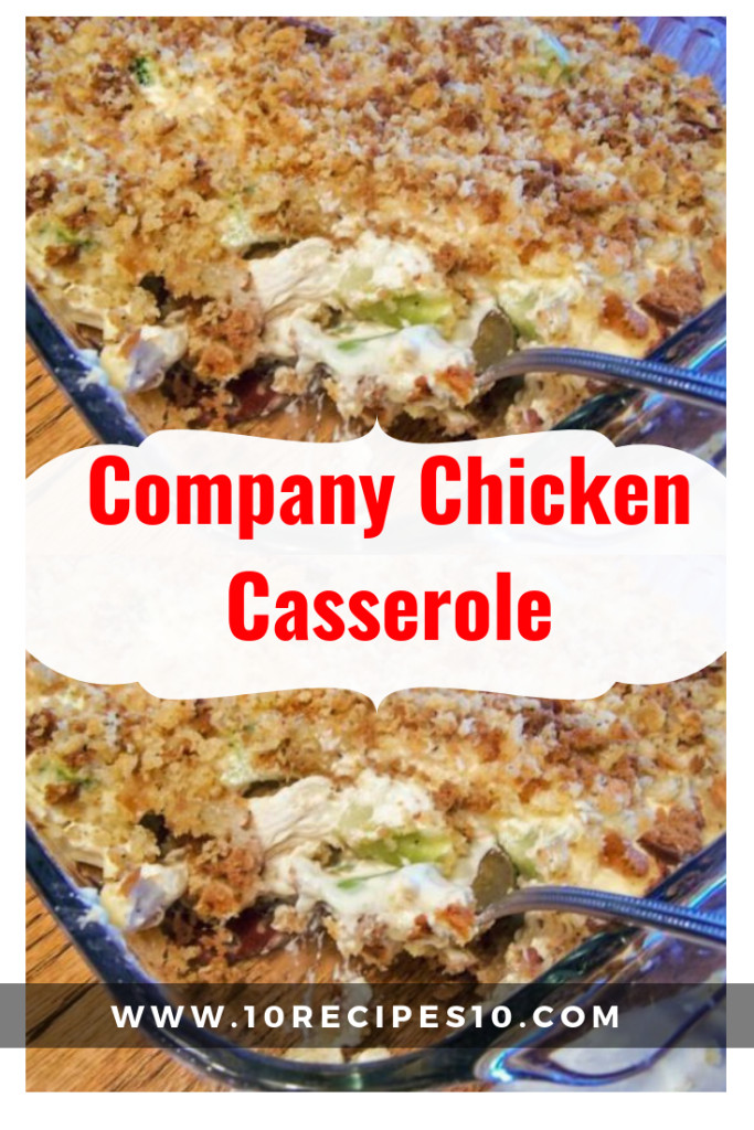 Chicken Casserole With Pepperidge Farm Stuffing And Sour Cream
 pany Chicken Casserole