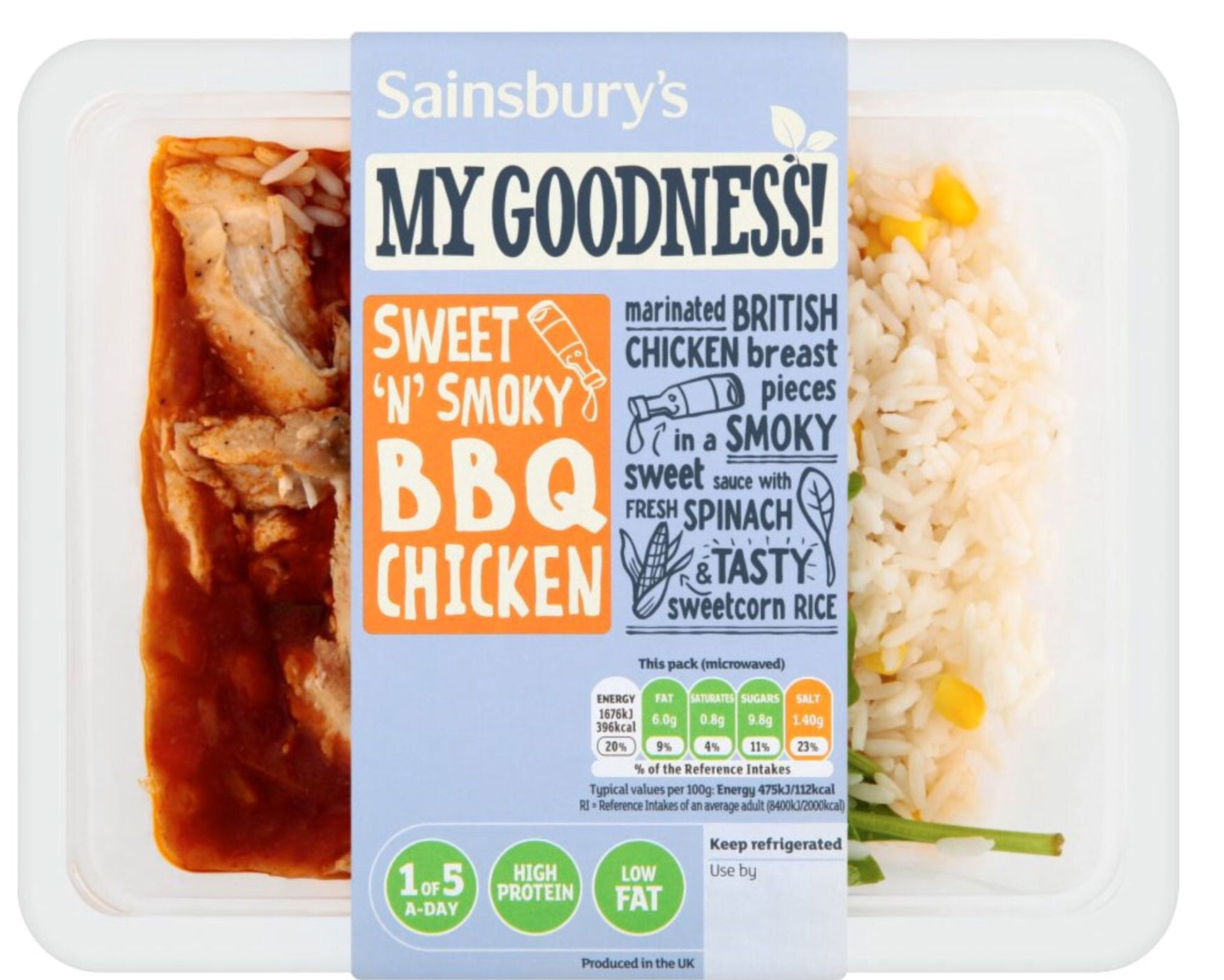 Chicken Dinner Point Buy
 My Goodness BBQ Chicken & Sweetcorn with Rice chilled