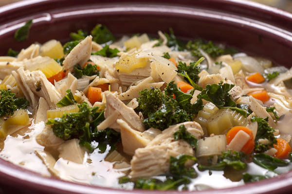 Chicken Kale Soup
 Crockpot Chicken Kale Soup… – Fit Chic
