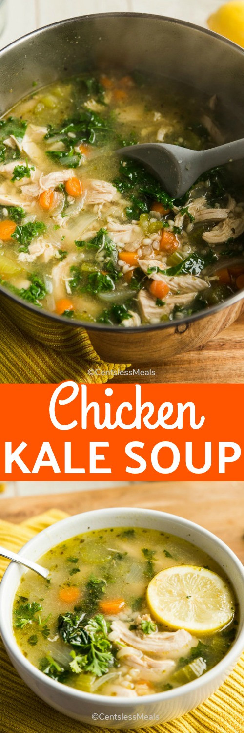 Chicken Kale Soup
 Chicken Kale Soup CentsLess Meals