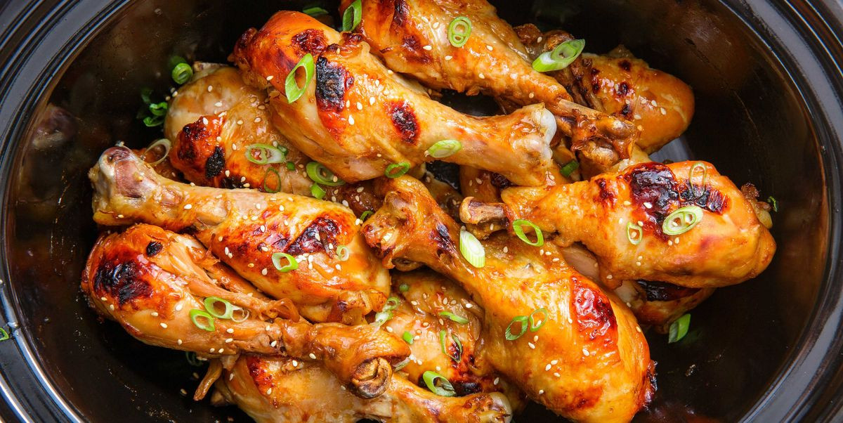 Chicken Legs Slow Cooker
 Slow Cooker Chicken Drumsticks Recipe With Soy and Ginger