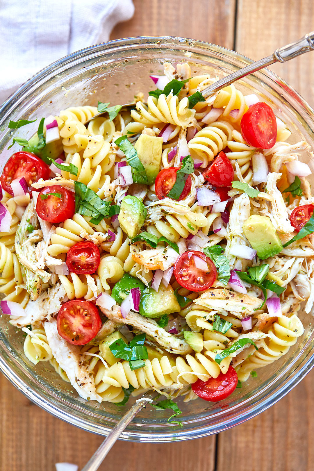 Chicken Pasta Salad Recipes
 Healthy Chicken Pasta Salad Recipe with Avocado – Chicken