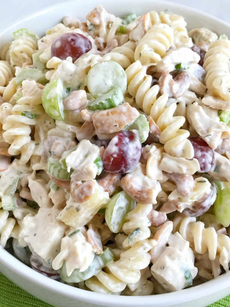 Chicken Pasta Salad Recipes
 Fruity Cashew Chicken Pasta Salad To her as Family