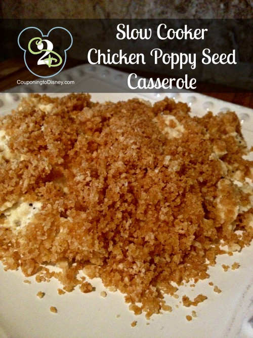 Chicken Poppy Seed Casserole
 Slow Cooker Recipes Chicken Poppy Seed Casserole
