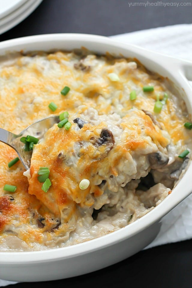 Chicken Rice Soup Casserole
 Skinny Chicken and Rice Casserole Yummy Healthy Easy