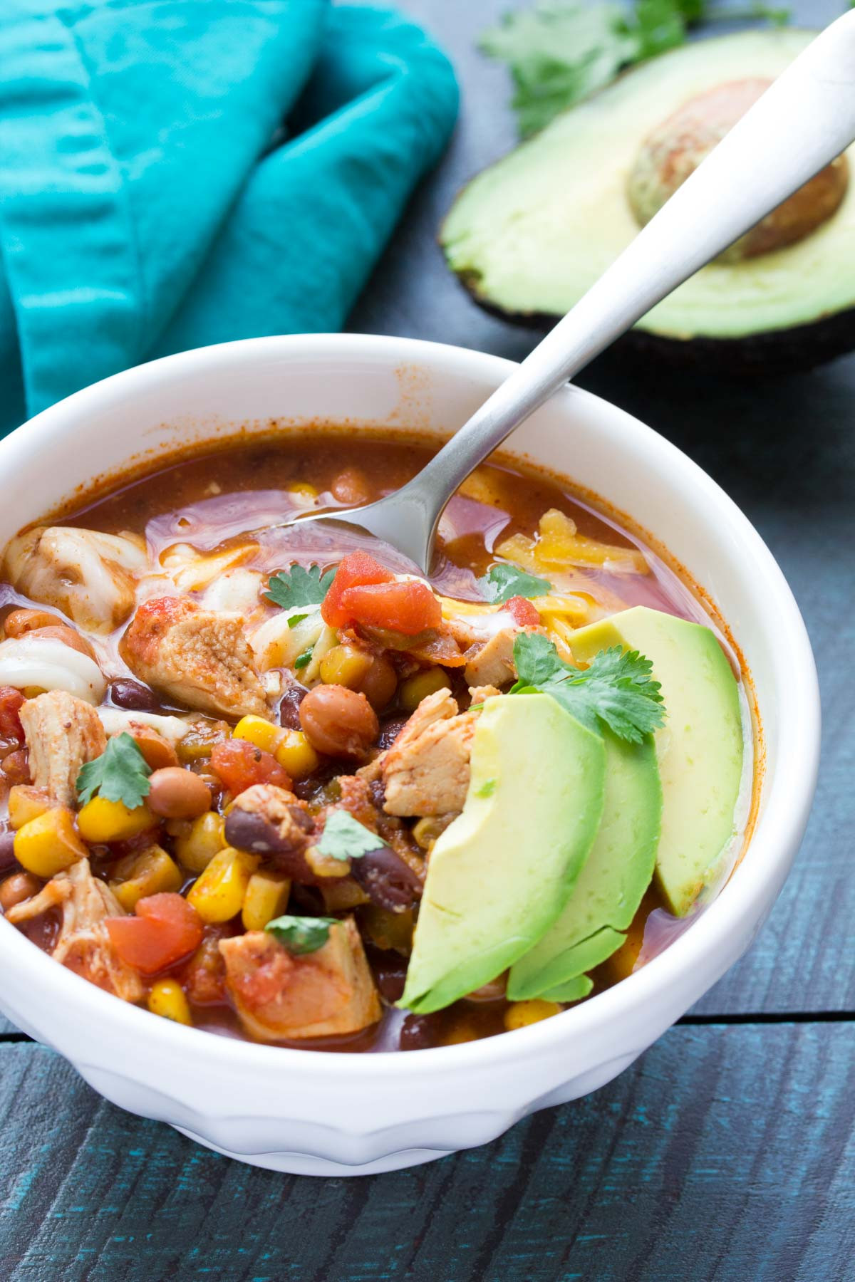 Chicken Taco Soup Slow Cooker
 Easy Slow Cooker Chicken Taco Soup No Chopping