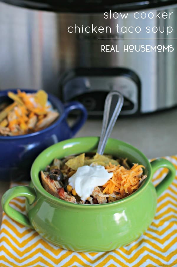 Chicken Taco Soup Slow Cooker
 Slow Cooker Chicken Taco Soup ⋆ Real Housemoms