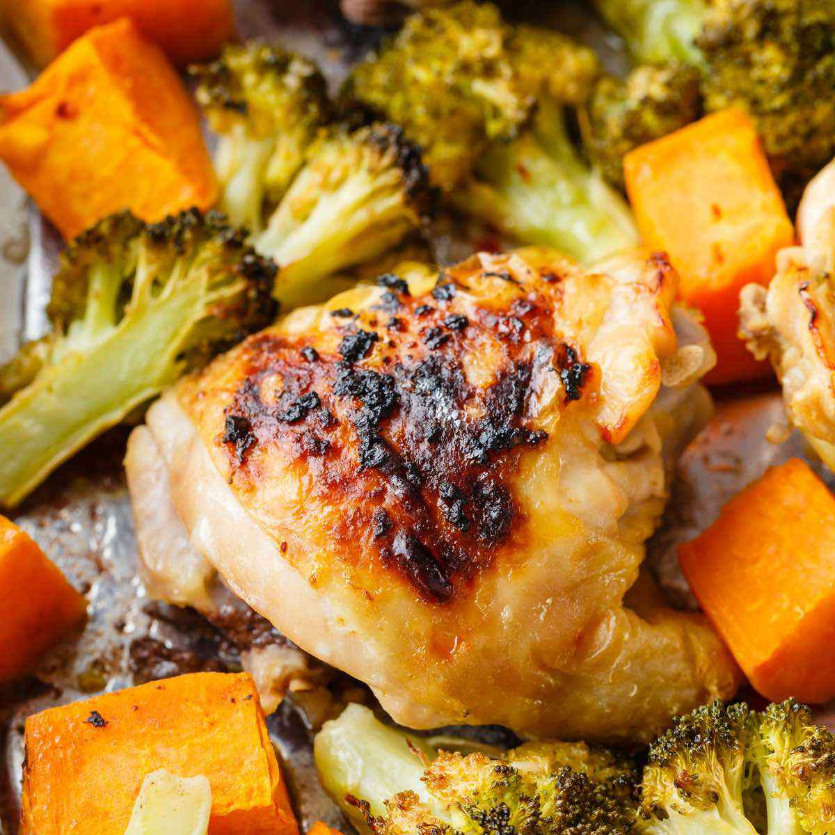 Chicken Thighs Recipe Paleo
 Sheet Pan Chicken Thighs with Sweet Potato and Broccoli