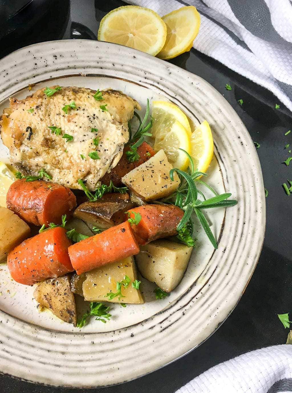 Chicken Thighs Slow Cooker Time On High
 Slow Cooker Chicken Thighs Rosemary Lemon Easy Crockpot