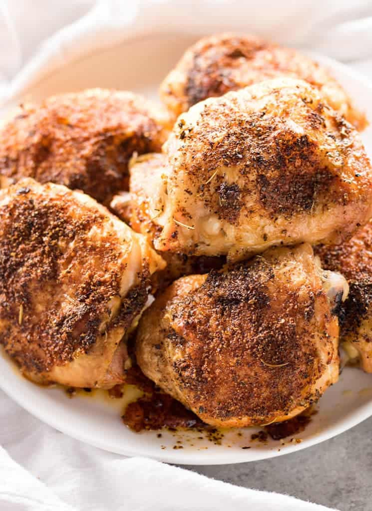 Chicken Thighs Temperature
 Crispy Baked Chicken Thighs The Salty Marshmallow