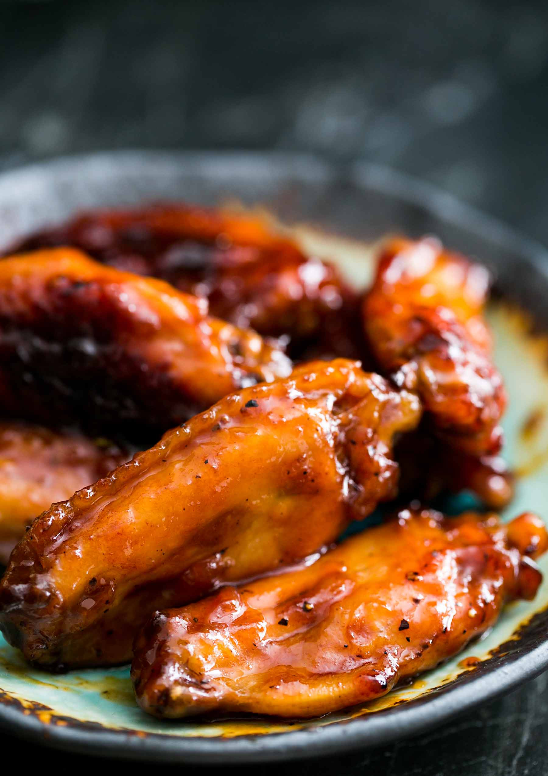 Chicken Wings Recipes
 Bourbon Maple Glazed Chicken Wings Recipe