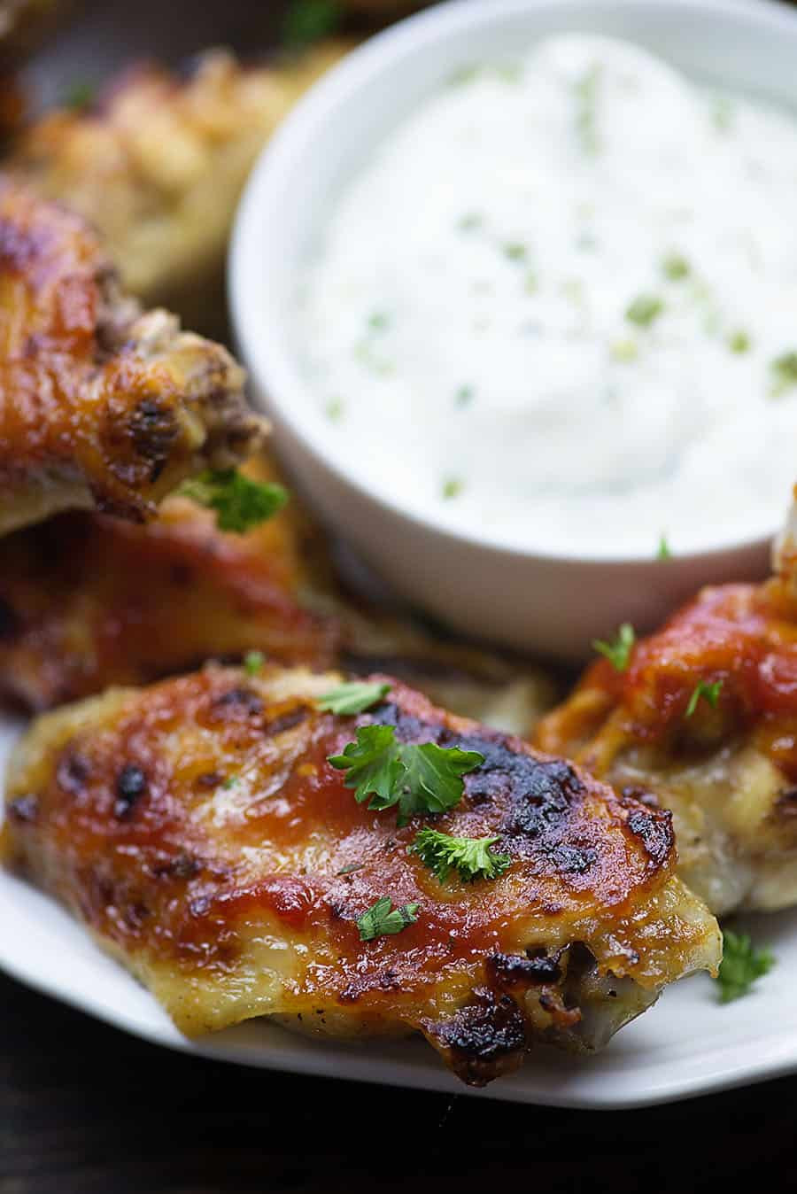 Chicken Wings Slow Cooker Recipe
 Slow Cooker Chicken Wings with BBQ Sauce