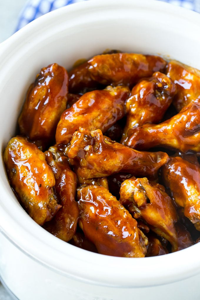 Chicken Wings Slow Cooker Recipe
 Slow Cooker Chicken Wings Dinner at the Zoo