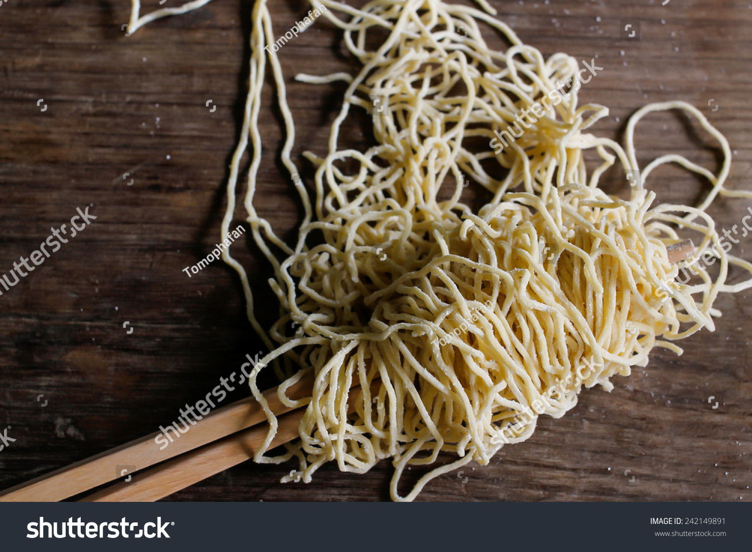 Chinese Thin Noodles
 Chinese Food Thin Egg Noodles Stock