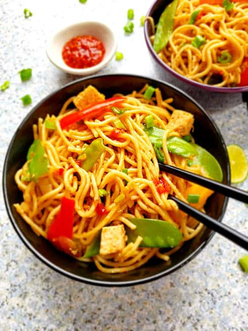Chinese Thin Noodles
 Chili Garlic Chinese Noodles Profusion Curry