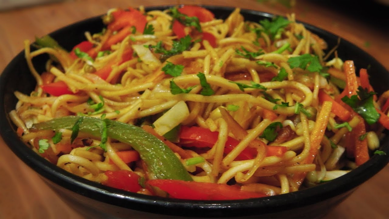 Chinese Vegetable Noodles Recipe
 Veg Hakka Noodles Recipe Indo Chinese Cuisine