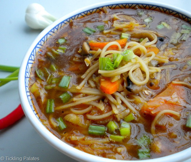 Chinese Vegetable Noodles Recipe
 Chinese Ve able Noodles Soup