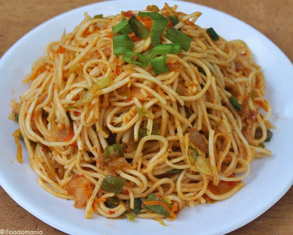 Chinese Vegetable Noodles Recipe
 Schezwan Fried Noodles Recipe