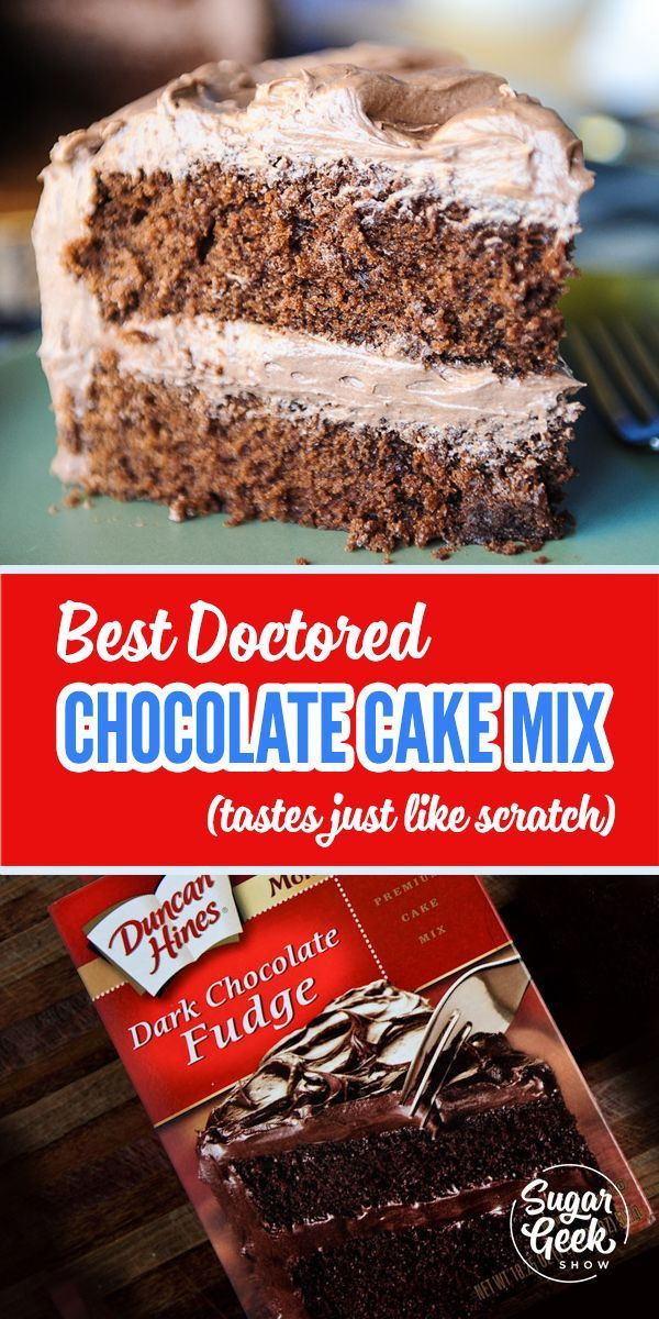Chocolate Box Cake Recipe
 Chocolate WASC Cake doctored chocolate cake mix