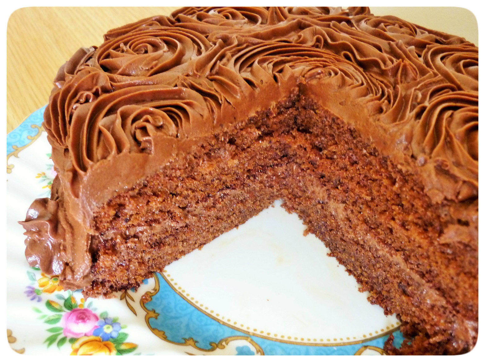 Chocolate Cake With Buttercream Frosting
 Recipe
