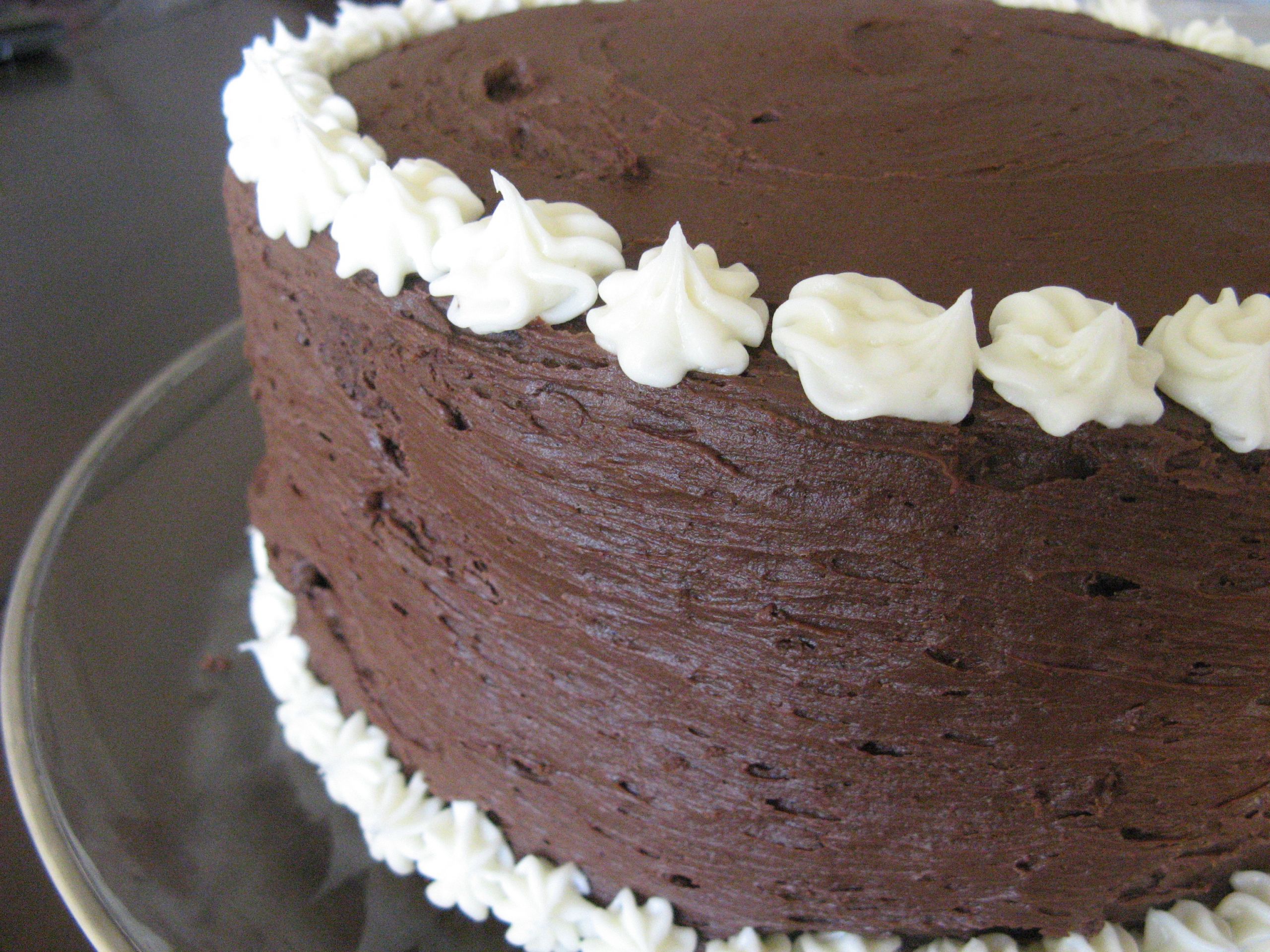Chocolate Cake With Buttercream Frosting
 Recipe Chocolate Layer Cake with Cream Cheese Filling and