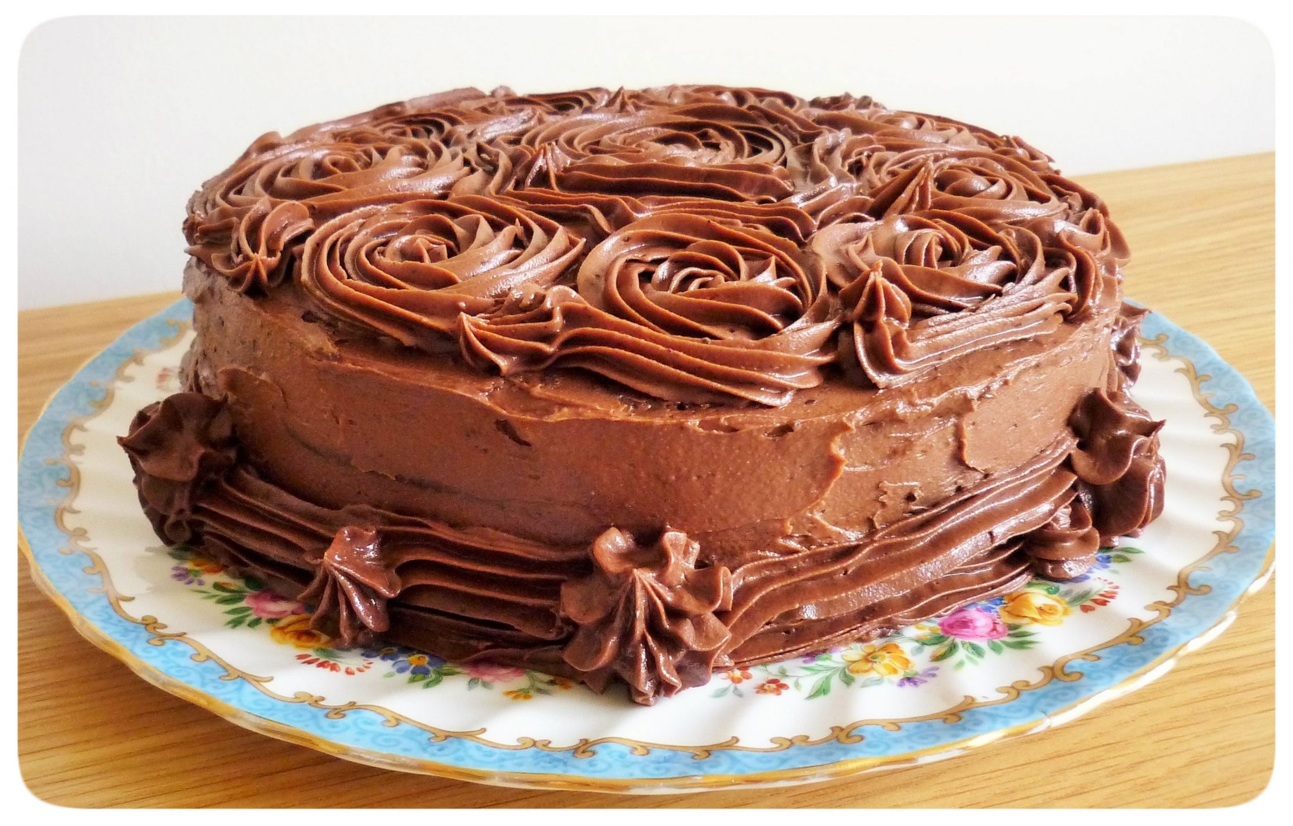 Chocolate Cake With Buttercream Frosting
 Recipe