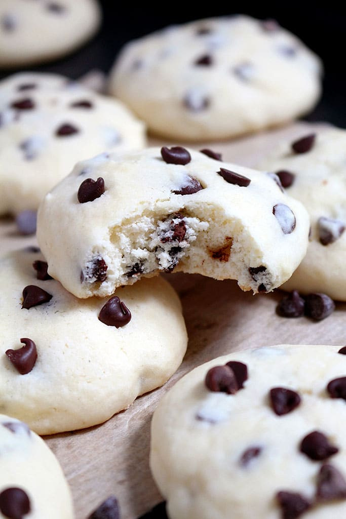 Chocolate Chip Cream Cheese Cookies
 Chocolate Chip Cheesecake Cookies are simple light and