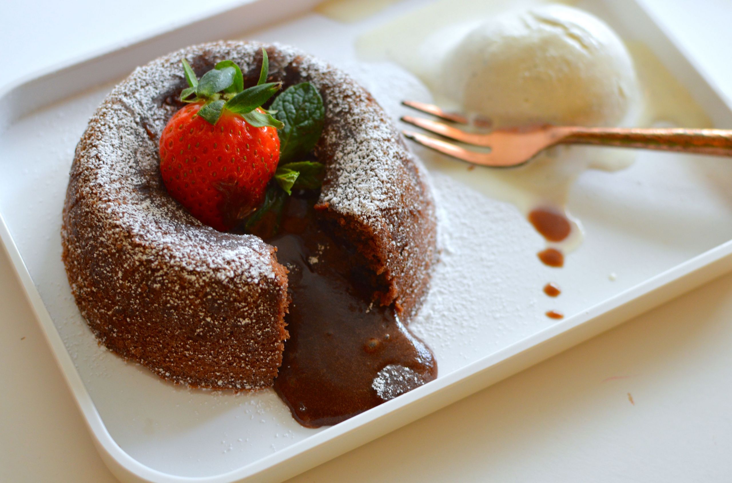 Chocolate Volcano Cake
 Molten Chocolate Lava Cake – Haute Warm Tales