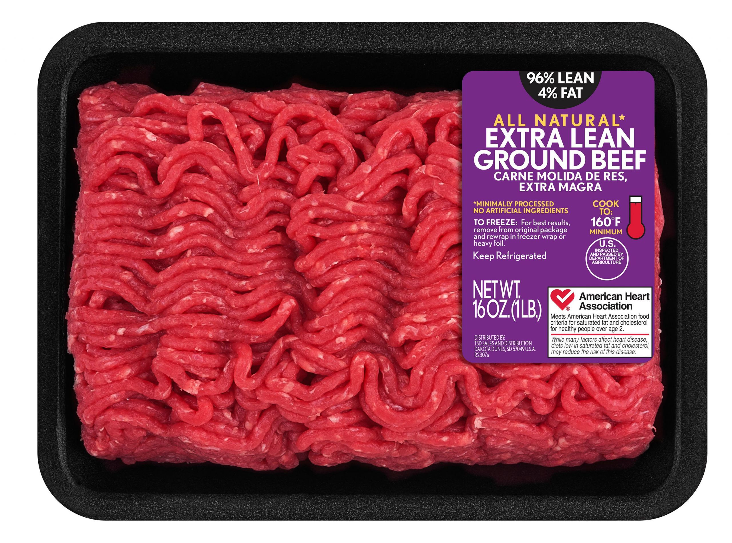 Cholesterol In Ground Beef
 All Natural Lean Fat Extra Lean Ground Beef Tray