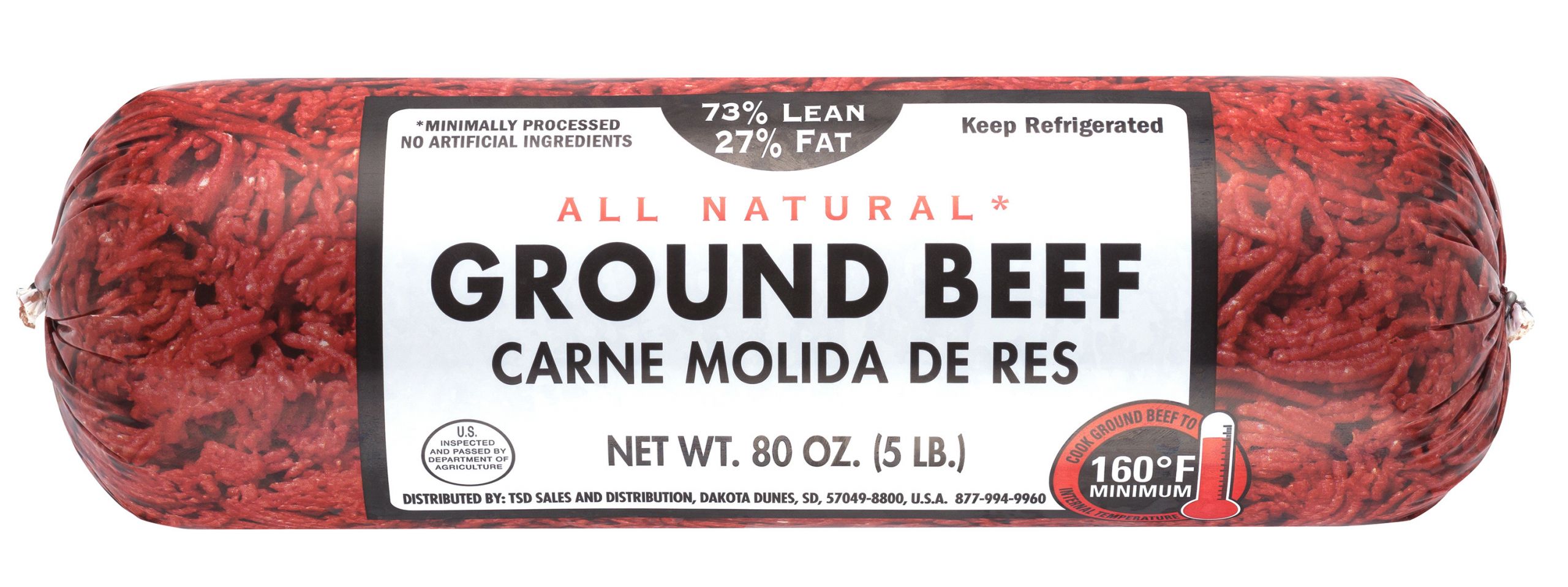Cholesterol In Ground Beef
 All Natural Lean Fat Ground Beef Roll 5 lb