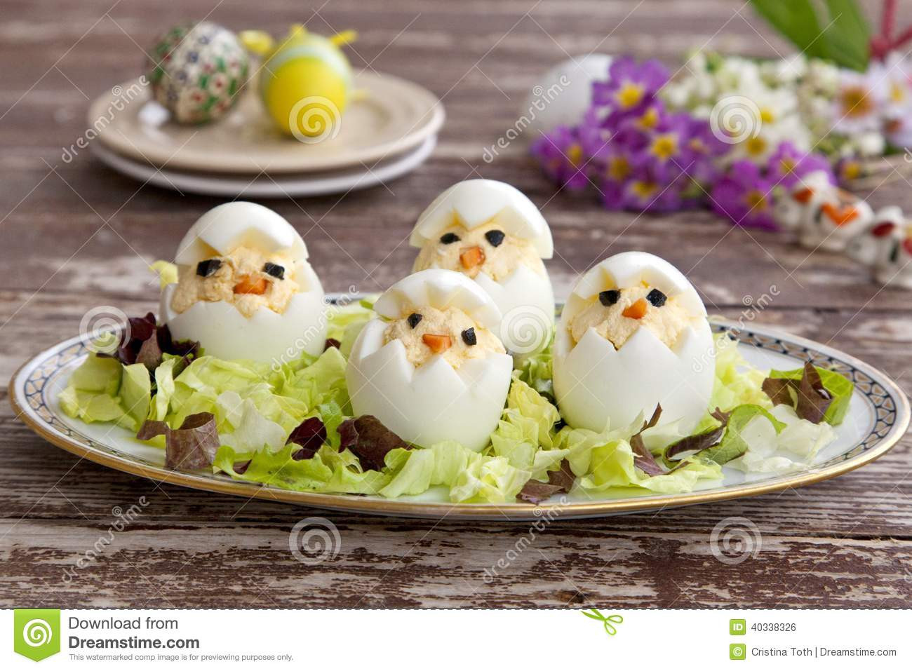 Christmas Appetizers For Kids
 Egg Fun Appetizers For Kids Stock Image of chicken