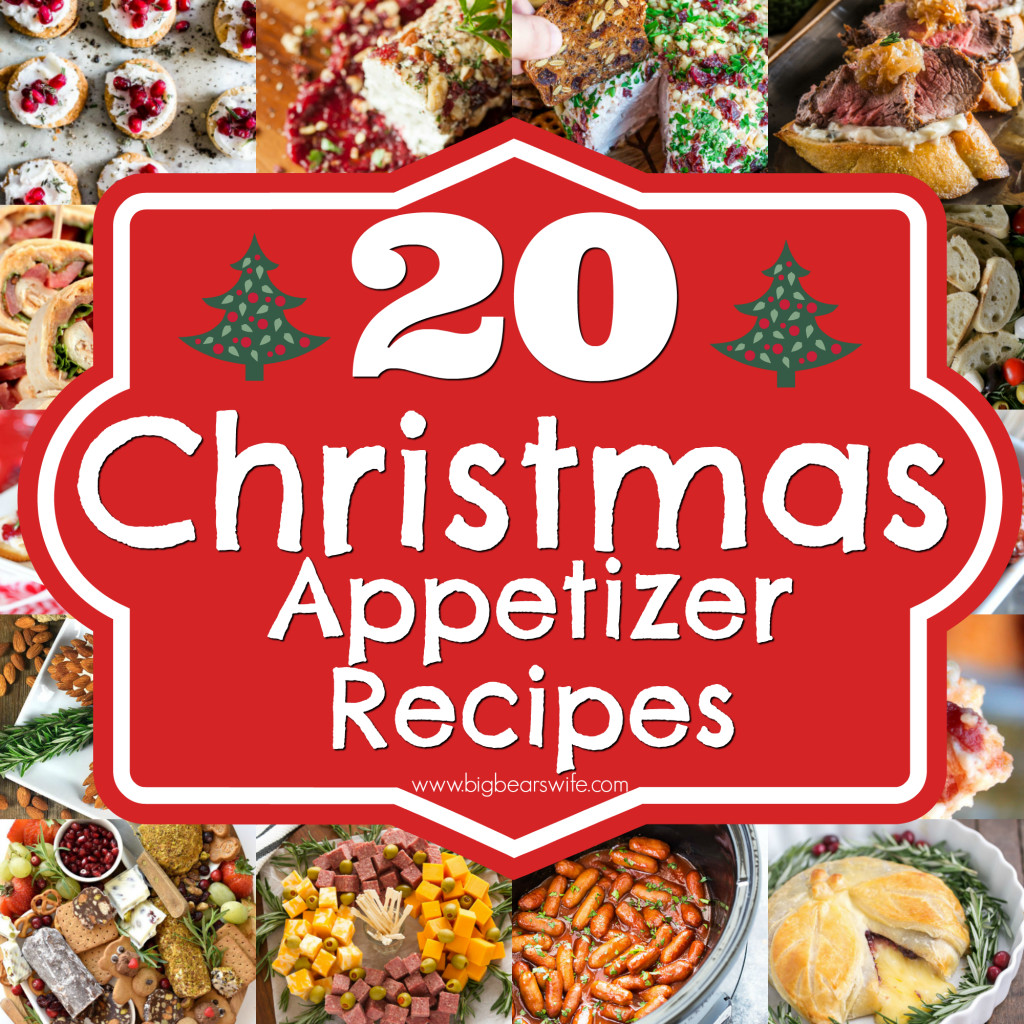 Christmas Party Appetizers Recipes
 20 Christmas Appetizer Recipes Big Bear s Wife